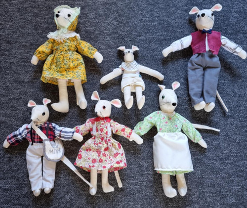 Mice family vintage - family,