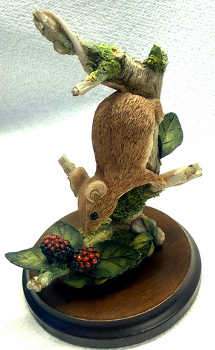 Wood mouse figurine country - -,