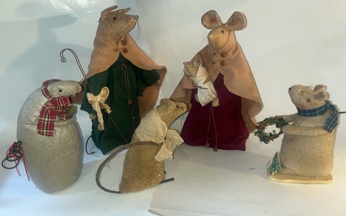 Folk art primitive - primitive, mouse